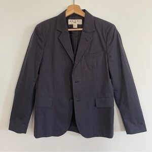 Marni For H&M Men's Dark Navy Pinstripe Blazer 36R